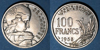 FRANZÖSISCHE MODERNE MÜNZEN 100 francs 4e république (1947-1959). Cochet -