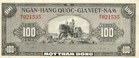 ANDERE AUSLÄNDISCHE SCHEINE Vietnam du Sud. Banque Nationale du Vietnam. 100 dong -