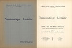 NUMISMATIKBÜCHER 13-15 n. Chr. Ciani, vente aux enchères 13-15.12.1937. Collection de Feu M. Jules Florange de Sierck Trés bon état.