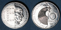 FRANZÖSISCHE MODERNE MÜNZEN 10 francs 5e république (1959-). Schuman -