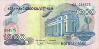 ANDERE AUSLÄNDISCHE SCHEINE Vietnam du Sud. Banque Nationale du Vietnam. 100 dong -