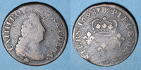 FRANZÖSISCHE KÖNIGLICHE MÜNZEN Louis XIV (1643-1715). Monnayage particulier de Strasbourg. Quatre deniers -