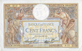 BANKNOTEN DER BANQUE DE FRANCE 100 francs Banque de France. Billet. Merson 2.12.1937, modifié -
