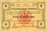 DEUTSCHLAND - KRIEGSGEFANGENENLAGER (1914-1918) 1 pfennig Allemagne. Holzminden. Kriegsgefangenenlager. Billet. octobre 1915 -