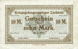 DEUTSCHLAND - KRIEGSGEFANGENENLAGER (1914-1918) 10 mark Allemagne. Lechfeld. Kriegsgefangenenlager. Billet. -
