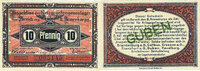 DEUTSCHLAND - KRIEGSGEFANGENENLAGER (1914-1918) 10 pf Guben. Inspektion der KGL im Bereich des XIII. Armeekorps. Billet. -