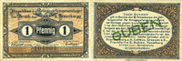 DEUTSCHLAND - KRIEGSGEFANGENENLAGER (1914-1918) 1 pf Guben. Inspektion der KGL im Bereich des XIII. Armeekorps. Billet. -