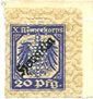 DEUTSCHLAND - KRIEGSGEFANGENENLAGER (1914-1918) 20 pf Allemagne. Hameln. X. Armeekorps. Scheckmarken. Billet. -