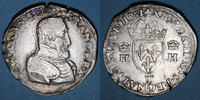 FRANZÖSISCHE KÖNIGLICHE MÜNZEN Charles IX (1560-1574). Monnayage au nom de Henri II. Teston, 2e type, 1561T. Na
