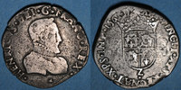 FRANZÖSISCHE KÖNIGLICHE MÜNZEN Charles IX (1560-1574). Monnayage au nom de Henri II. Teston du Dauphiné 1561Z.
