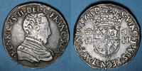FRANZÖSISCHE KÖNIGLICHE MÜNZEN Charles IX (1560-1574). Monnayage au nom de Henri II. Teston du Dauphiné 1561Z.