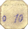 FRANZÖSISCHE NOTSCHEINE 10 centimes Fluquières (02). Commune. Billet. -