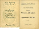 NUMISMATIKBÜCHER Rosenberg Sally. XI. Verzeichnis verkäuflicher, Münzen und Medaillen, -