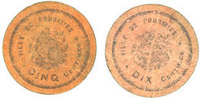 FRANZÖSISCHE NOTSCHEINE 5 centimes Fourmies (59). Ville. Billets. 10 centimes n. d. -