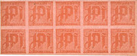 DEUTSCHLAND - NOTGELDSCHEINE (1914-1923) K -Z 1 pf Passau, Stadt, billets, 10 x n. d. Carton rosé -