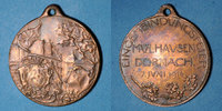 ELSAß Alsace. Mulhouse. Rattachement de Dornach. 1914. Médaille en cuivre. 27 mm