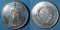ELSAß Alsace. Festival de Mulhouse. 8e réunion des chanteurs d'Alsace. 1870. Médaille