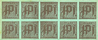 DEUTSCHLAND - NOTGELDSCHEINE (1914-1923) K -Z 1 pf Passau, Stadt, billets, 10 x n. d. Carton verdâtre -