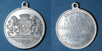 ELSAß Alsace. Mulhouse. 4e festival des chorales d'Alsace-Lorraine. 1900. Médaille en