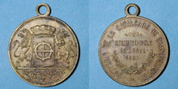 ELSAß Alsace. Mulhouse. Cavalcade de bienfaisance. Médaille en laiton. 28 mm -