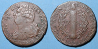 FRANZÖSISCHE MODERNE MÜNZEN Convention (1792-1795), 2 sols constitutionnel 1793BB, an 5 Strasbourg. Type FR