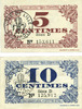 FRANZÖSISCHE NOTSCHEINE Lille (59). Ville. Billets. 5 cmes, 10 cmes 31.10.1917, série D -