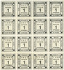 DEUTSCHLAND - NOTGELDSCHEINE (1914-1923) K -Z 1 pf Kitzingen. Städtische Sparkasse. Bloc de 2 séries de 8 billets. Type sans filigrane -