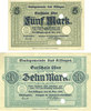 DEUTSCHLAND - NOTGELDSCHEINE (1914-1923) K -Z 10 mark Kissingen, Bad. Stadt. Billets. 5 20.10.1918, sans numérotation -