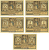 DEUTSCHLAND - NOTGELDSCHEINE (1914-1923) K -Z 25 pf Lähn (Wlen, Pologne). Städtische Sparkasse. Billets. 50 pf, 75 pf, 1 mk, 1,50 mk -