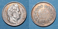 FRANZÖSISCHE MODERNE MÜNZEN 25 centimes Louis-Philippe (1830-1848). -