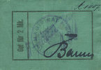 DEUTSCHLAND - NOTGELDSCHEINE (1914-1923) K -Z 2 mark Lauenburg i. P. (Lebork, Pologne), Magistrat, billet -