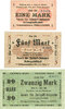 DEUTSCHLAND - NOTGELDSCHEINE (1914-1923) K -Z 20 mark Ober-Leschen (Leszno Gorne, Pologne), Verein für Zellstoff-Industrie, billets, 1, 5 n.d. -