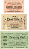 DEUTSCHLAND - NOTGELDSCHEINE (1914-1923) K -Z 20 mark Ober-Leschen (Leszno Gorne, Pologne), Verein für Zellstoff-Industrie, billets, 1, 5 n.d. -