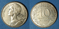 FRANZÖSISCHE MODERNE MÜNZEN 5e république (1959- /), 10 centimes Marianne 1967