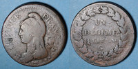 FRANZÖSISCHE MODERNE MÜNZEN Directoire & Consulat (1795-1804), 1 décime an (8)G Genève
