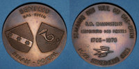 ELSAß Alsace. Benfeld. Semaine des P.T.T. du Bas-Rhin. Médaille bronze. 50,13 mm