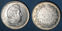 FRANZÖSISCHE MODERNE MÜNZEN 5 francs Louis Philippe (1830-1848). tranche en relief, Lille -