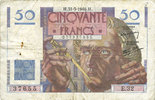 BANKNOTEN DER BANQUE DE FRANCE 50 francs Banque de France. Billet. Le Verrier, -