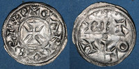ANDERE FEUDALE MÜNZEN Comté de Poitou. Monnayage anonyme (12e siècle). Obole. Melle
