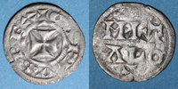 ANDERE FEUDALE MÜNZEN Comté de Poitou. Monnayage anonyme (12e siècle). Obole. Melle