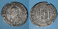 ANDERE FEUDALE MÜNZEN Franche Comté. Cité de Besançon. 2 gros (= 1/4 teston) 1624