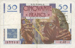 BANKNOTEN DER BANQUE DE FRANCE 50 francs Banque de France. Billet. Le Verrier, -