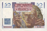 BANKNOTEN DER BANQUE DE FRANCE 50 francs Banque de France. Billet. Le Verrier, -