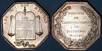 MARKEN - JETONS (RECHENPFENNIGE) Jeton Notaires. Pithiviers. argent. Poinçon : lampe antique -