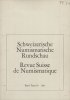 NUMISMATIKBÜCHER Revue suisse de numismatique. -