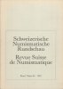 NUMISMATIKBÜCHER Revue suisse de numismatique. -