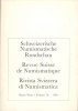 NUMISMATIKBÜCHER Revue suisse de numismatique. -