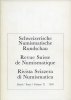 NUMISMATIKBÜCHER Revue suisse de numismatique. -