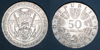 EUROPA Autriche. République. 50 schilling 1972. Université de Salzbourg