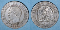 FRANZÖSISCHE MODERNE MÜNZEN 2 centimes 2e empire (1852-1870). tête nue, Rouen -